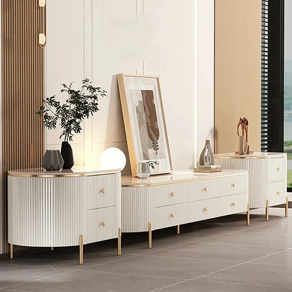 Modern design tv-meubel luxe glamour elegante unieke tv-standaard lade woonkamer Mueble De Sala Modernos luxe meubilair
