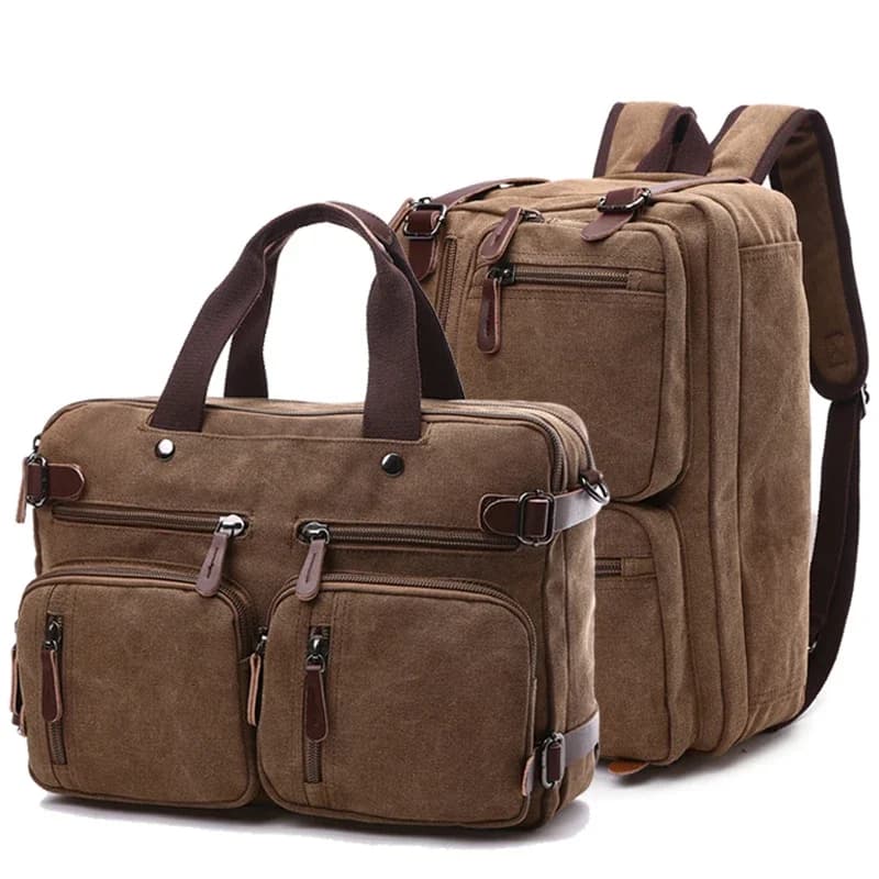 Mannen Canvas Aktetas Reistassen Koffer Klassieke Messenger Schoudertas voor mannen Tote Handtas Grote Casual Zakelijke Laptopzak