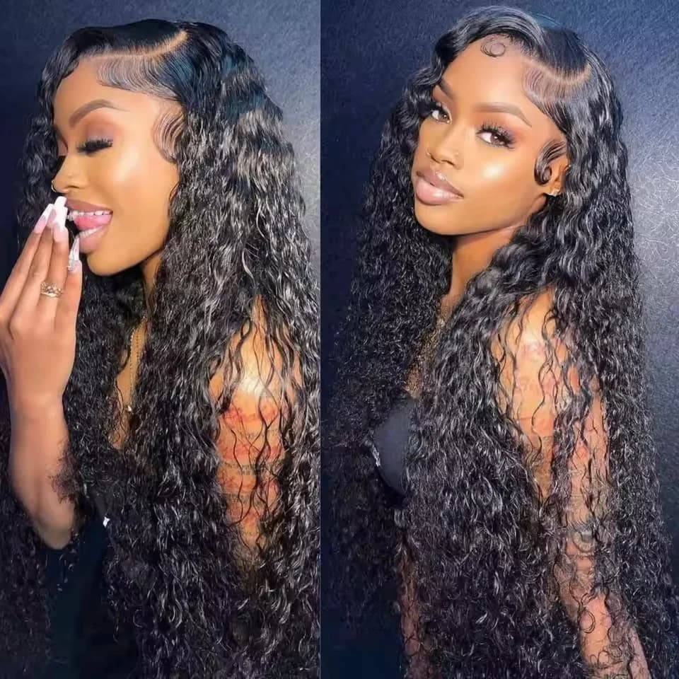 Bling Deep Wave Lace Frontal 100% Echt Haarpruiken 13x4 13x6 HD Lace Frontal Voorgeplukt Met Baby Hair Pruiken Voor Vrouwen