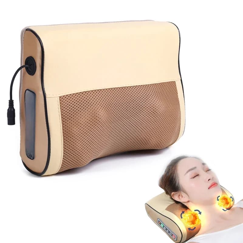 Nekmassageapparaat Infraroodverwarming Elektrische schouder Voetmassage Kussen Deep Tissue Kneden Voor taille Benen Schouder Dames Heren