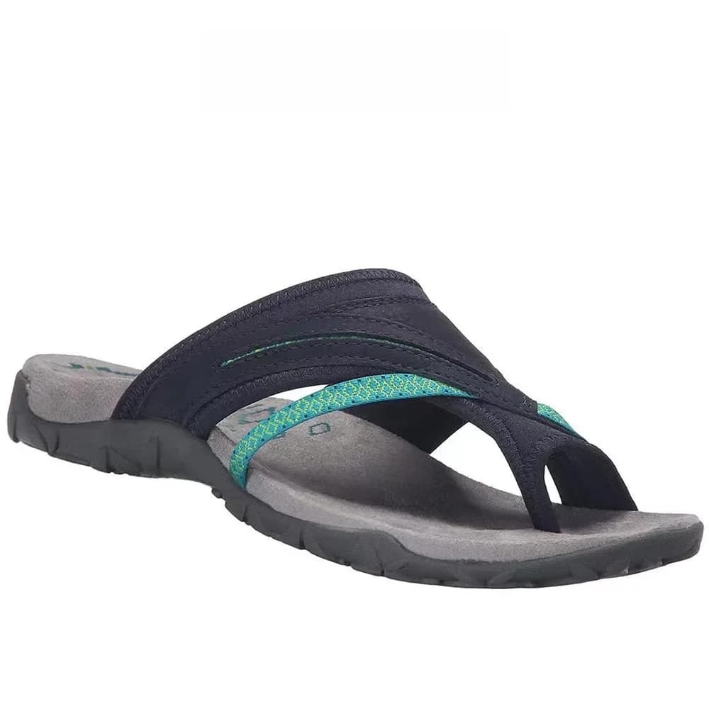 Dames Orthesen Sandalen Correctie Katoenen Stof Open Teen Slippers Platte Hak Slippers Zomer Casual Strandschoenen