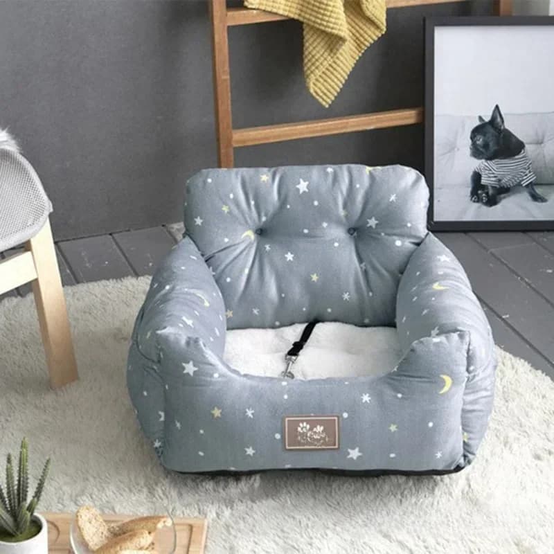Blauwe Sterrenhemel Reizen Hond Autostoeltjes Voor Kleine Middelgrote Honden Huisdier Autodrager Bedbedekking Comfortabele En Warme