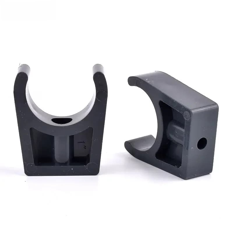 Id 20-110Mm Upvc Donkergrijs U-Vormige Pijp Klem Plastic Klem Pijp Houder Tuin Water Connector irrigatie Accessoires