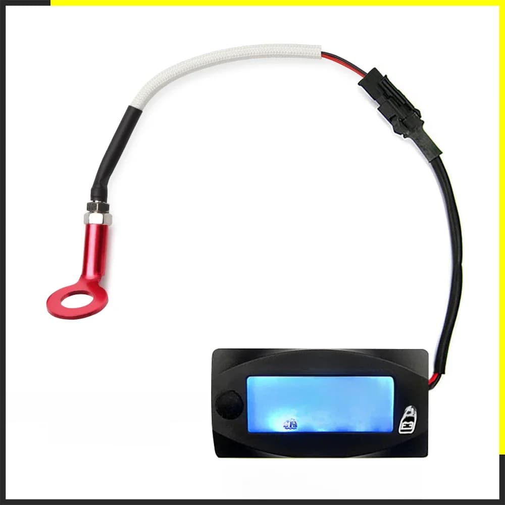 Koso Motorfietsen Thermometer Voltmeter Timer Norxi Voor Yamxha Nmax Xmax Tmax Mini3 Led Digitale Display Quad Vierkante Thermometer