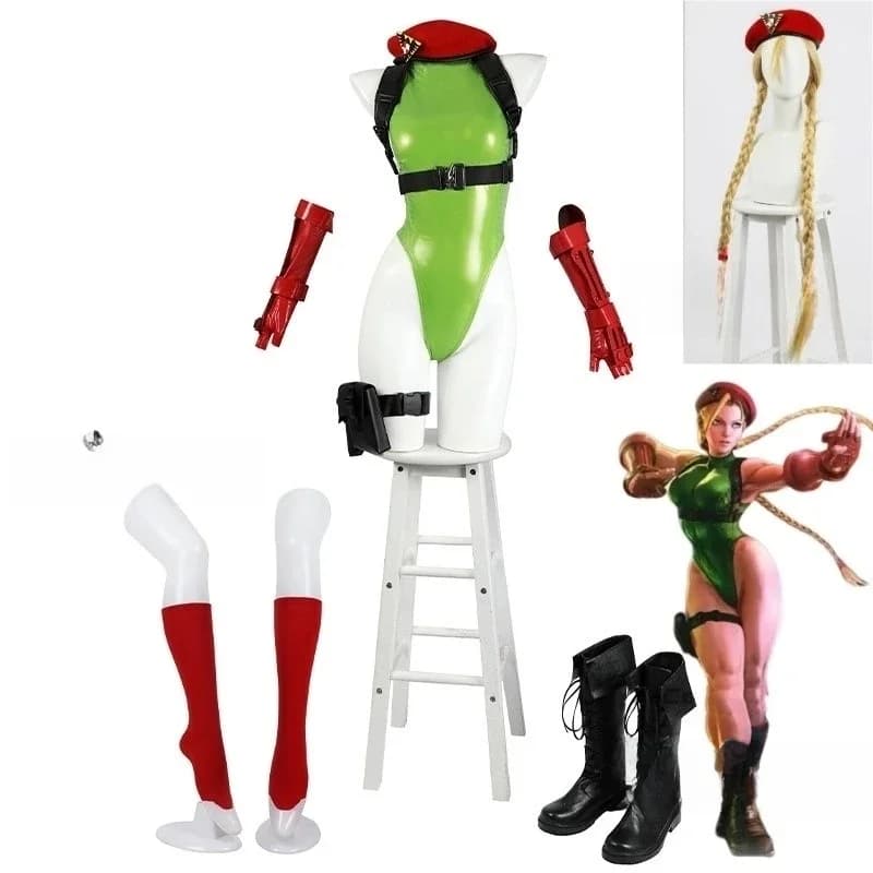 Cammy Streetfighter Cosplay Jumpsuit Kostuum Uniform Voor Vrouwen Rollenspel Fantasia Outfit Halloween Carnaval Disfraz Vermomming Pak