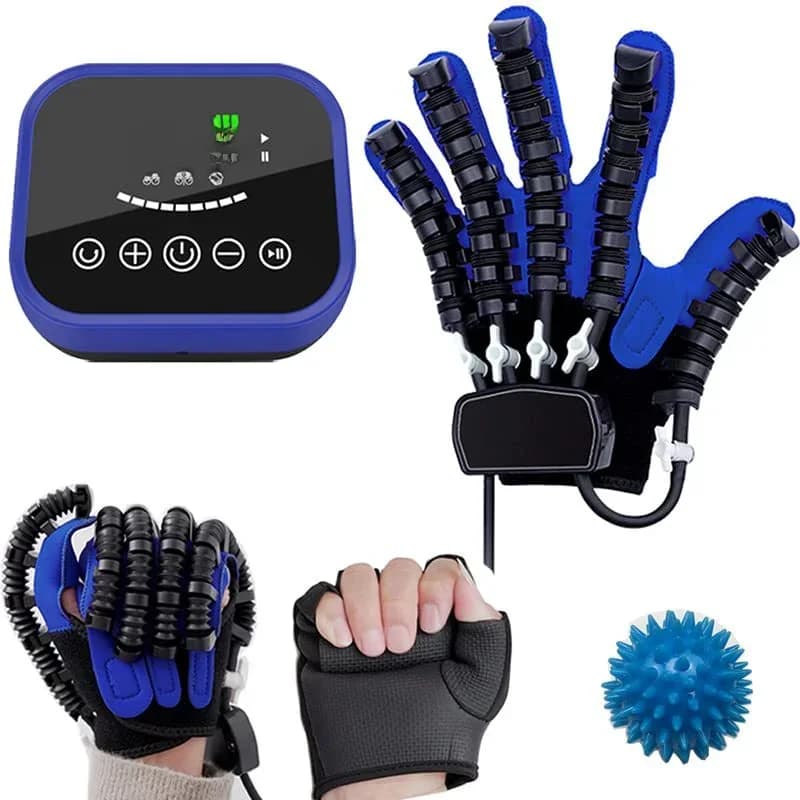 Linker En Rechter Vinger Revalidatie Sporter Robot Handschoenen Beroerte Hemiplegie Cerebrale Infarct Training Apparatuur Therapie