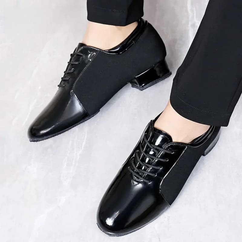 Mannen Standaard Dansschoenen Ballroom Schoen Ademende Lage Hak Oefen Schoenen Mannen Tango Moderne Dansdans Sportschoen