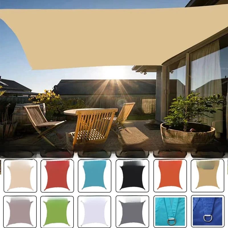 Waterdichte Zonnescherm, 98% UV-Barrière, Buitenactiviteit Zonnescherm Doek, Kamperen En Wandelen Tent, Balkon Zonnescherm In 11 Kleuren