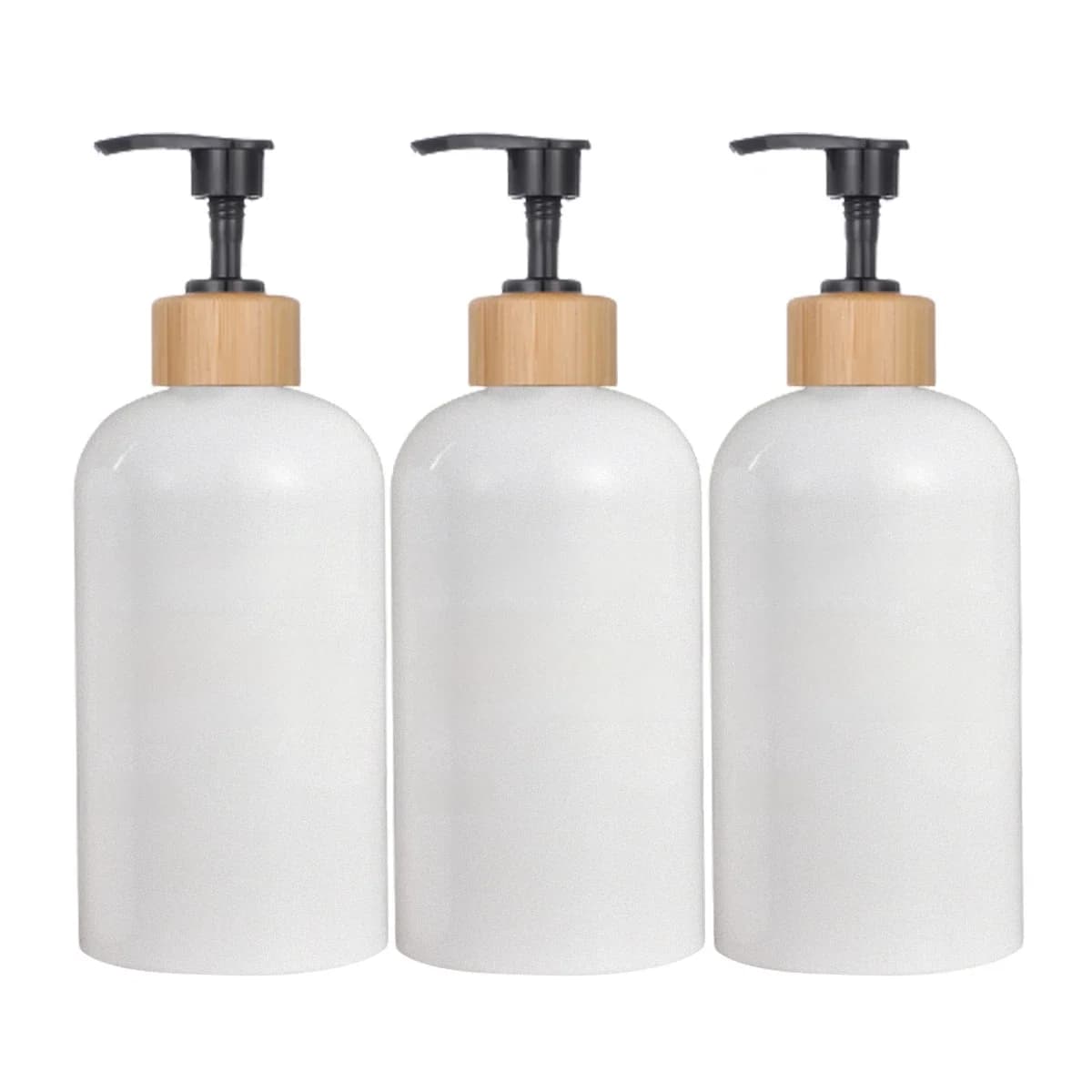 3-pack zeepdispenser shampoo- en conditionerdispenser body wash doucheflessen hervulbare lotiondispenserfles