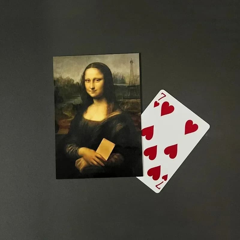 Mona Lisa's voorspelling Close-up goocheltrucs Illusies Gimmicks Mentalisme Magische rekwisieten Goochelaar Magia Straatkaart Magie Bar Trick