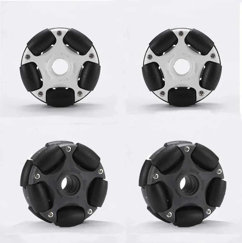 4 STKS 58mm Nylon Omni Wiel Voor ROS Platform Robot Slimme Auto Geschikt NXT Universele Wiel Uitgerust met 4mm en 6mm Koppeling