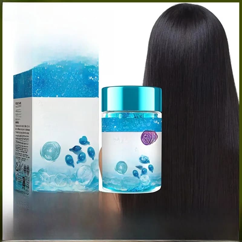 Magic Hair Vitamin Capsule Keratineolie Snel herstellen van haar Zacht Glad Glanzend Diep Moisturizer Kroeshaar Droge hoofdhuid