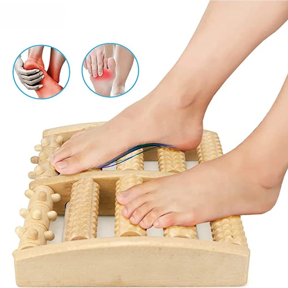 Voetroller voor verlichting van plantaire fasciitis, voetmassageapparaat voor neuropathie en verhoogt de bloedsomloop, ontspanning van hielspoor en