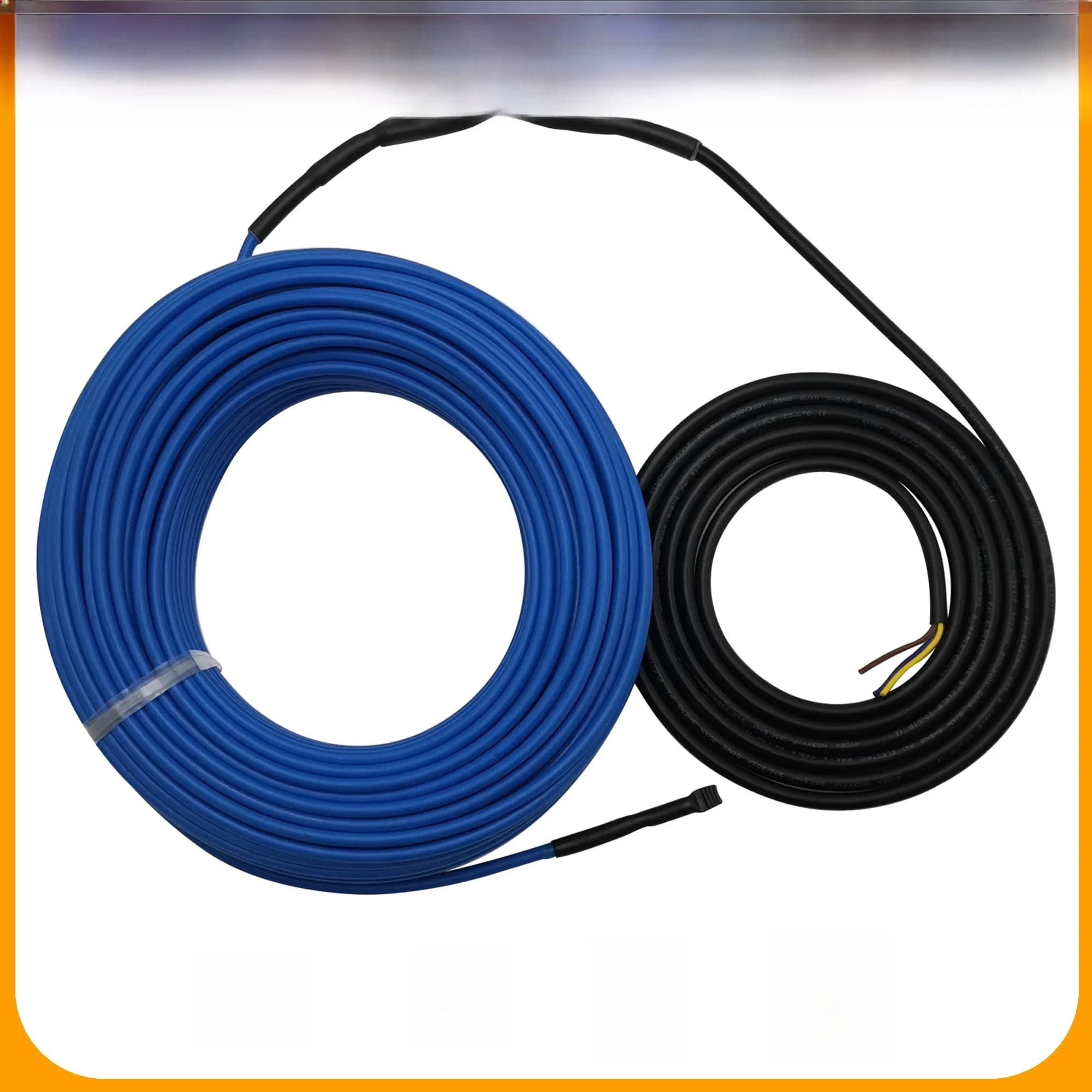 20W 5 ~ 160M Infrarood Geïsoleerde Legering Verwarming Draad Kabel Gebruikt Voor Onder Tegel Laminaat Vloerverwarming Systeem oprit Sneeuw Smelten