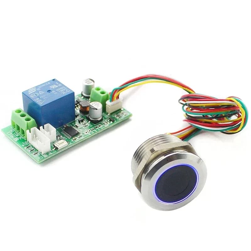 Toegangscontrole Vingerafdruk Control Board 7-30V Vingerafdruk Identificatie Module Diy Low Power Relais Deurslot Controller