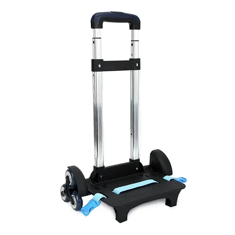 Kid Trolley Voor Rugzak En Schooltas Bagage Voor Kinderen 6 Wielen Uitbreidbare Staaf Hoge Functie Trolly Strijdwagen