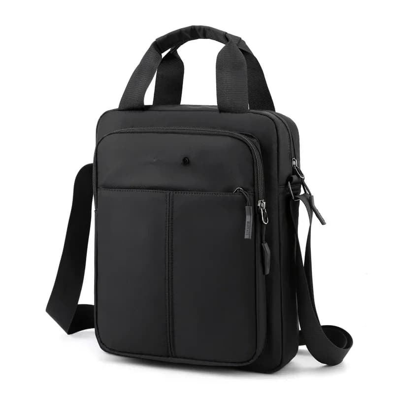 A4 Kan Worden Geladen, mannen Schoudertas Hoge Kwaliteit Jongens Crossbody Tas Zakelijke Waterdichte Nylon Man Messenger Bag Mannelijke Handtassen
