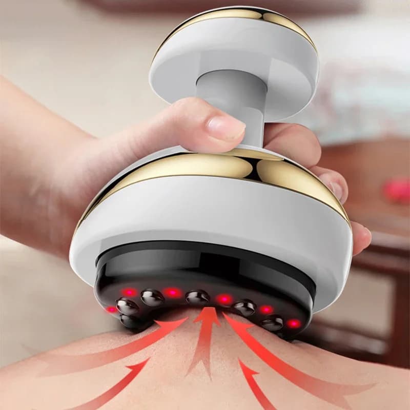 Thuis Elektrische Guasha Schrapen Massage Cupping Body Massager Vacuümblikken Zuignap Verwarming Vetverbrander Anti-cellulitis Massager