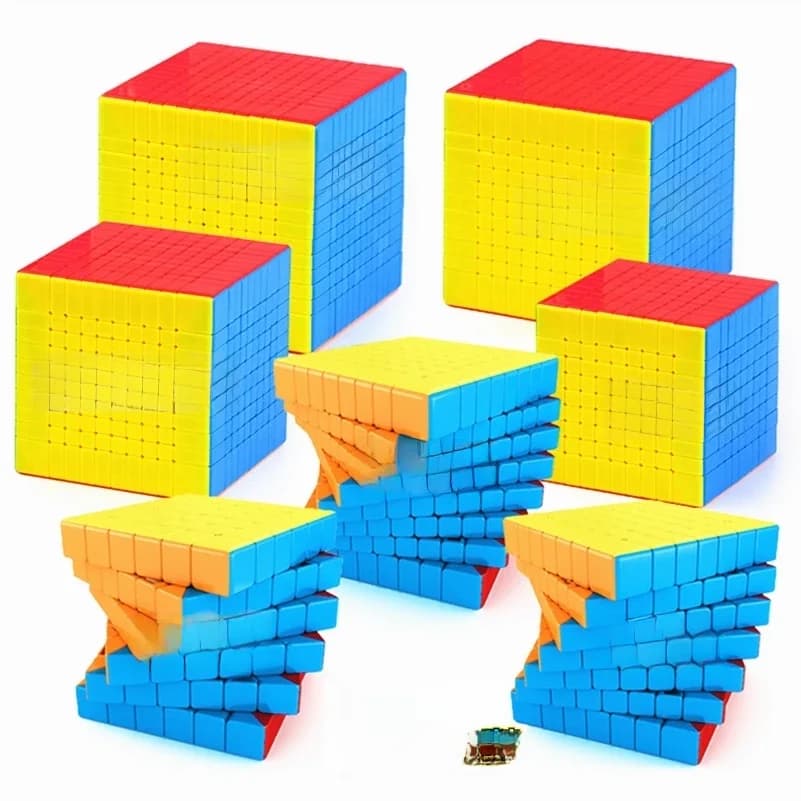 MoYu Magic cube puzzle toys Magische Kubus 6X6 7X7 8X8 9X9 10X10 11X11 12X12X12 Puzzel Speelgoed professionele magische kubus Pu