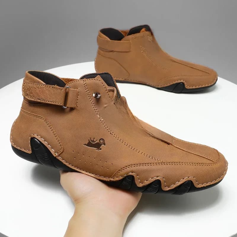 Leren schoenen voor heren Casual sneakers 2025, waterdichte motorfiets-enkellaarzen, Italiaans merk herenschoenen, luxe hoogwaardige loafers