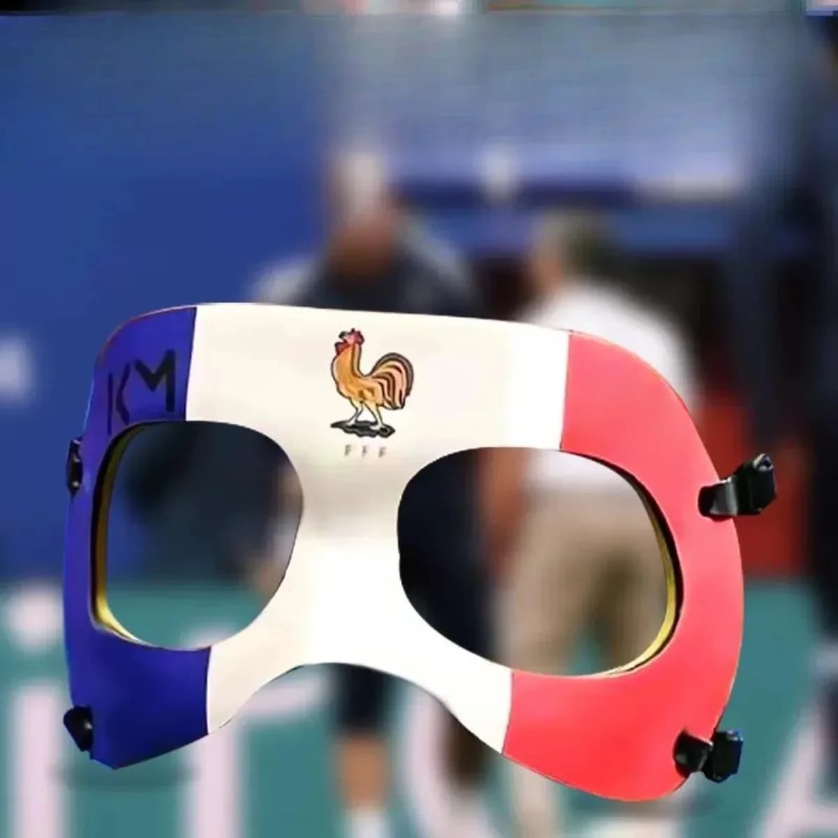PSG Sportief masker Beschermend gezichtsmasker voor atleten Gezichtsbeschermer La Coq Gaulois Mbappe Gezichtsbescherming Sportneusbescherming
