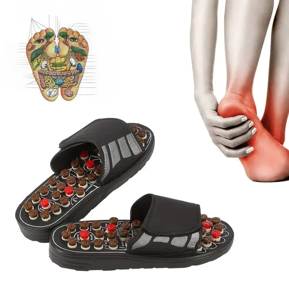 Voetmassage Slippers Acupunctuur Therapie Massager Schoenen Voor Voet Acupunt Activerende Reflexologie Voetverzorging Massageador Sandaal