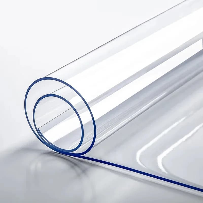 PVC transparante tafelbeschermer – 1,0 mm dik waterdicht olie- en hittebestendig voor dineren, salontafels en bureaus-huis en kantoor