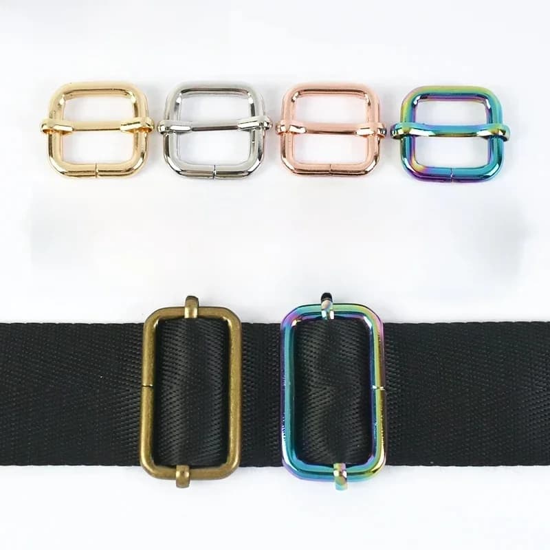 50 Stuks 13-50Mm Riem Gespen Roller Gesp Handtas Riem Metalen Glijbanen Tri-Glides Versteller Voor Tas Diy Kledingstuk Accessoires
