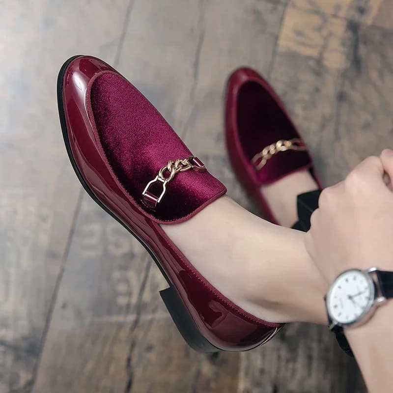 Luxe Ontwerp Suede Heren Loafers Blauw Rood Casual Jurk Schoenen Voor Nachtclub Party Monnik Strap Mannen Schoenen Maat 38-47