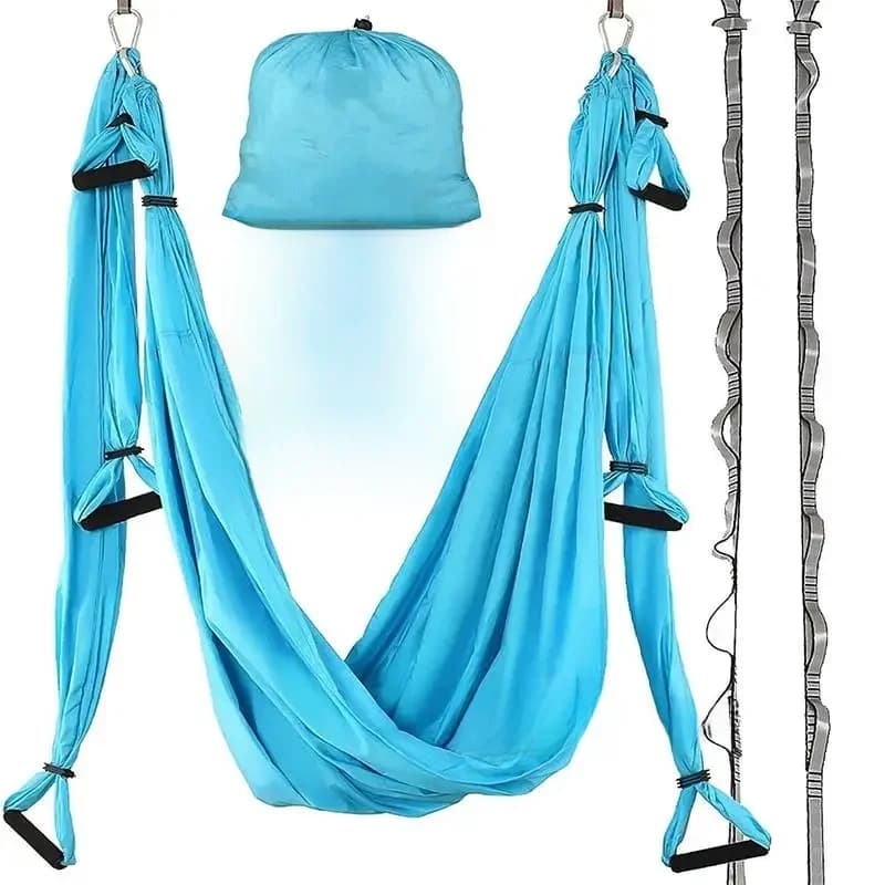 Antenne Yoga Schommel met Verlengbandjes Antigravity Yoga Hangmat Antenne Trapeze Sling Inversie Tool voor Home Gym Fitness