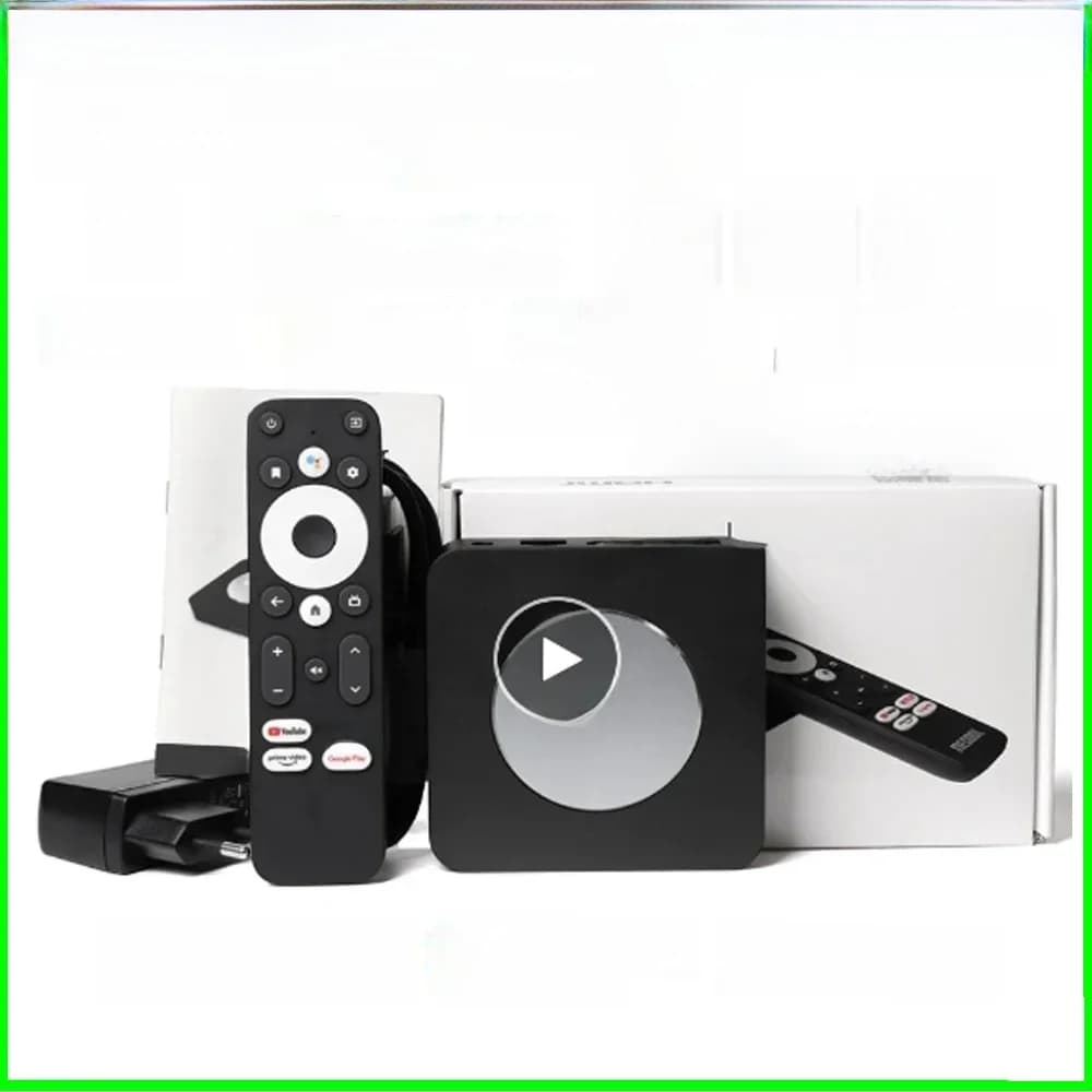 [Echte]Mecool KM2 Plus/Deluxe Global Version Smart 4K TV Box Google Gecertificeerd Netflix 2/4G 16/32G 5G WF6 USB3.0 100/1000M LAN