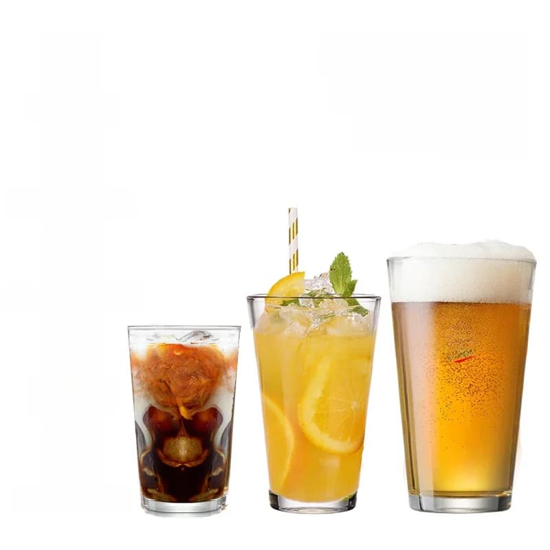 Cass Bier Glazen Drinkglazen Pint Glazen Waterglazen Tuimelaars Ontwerp Voor Koude Dranken Thuis Feesten Mixen Glaswerk