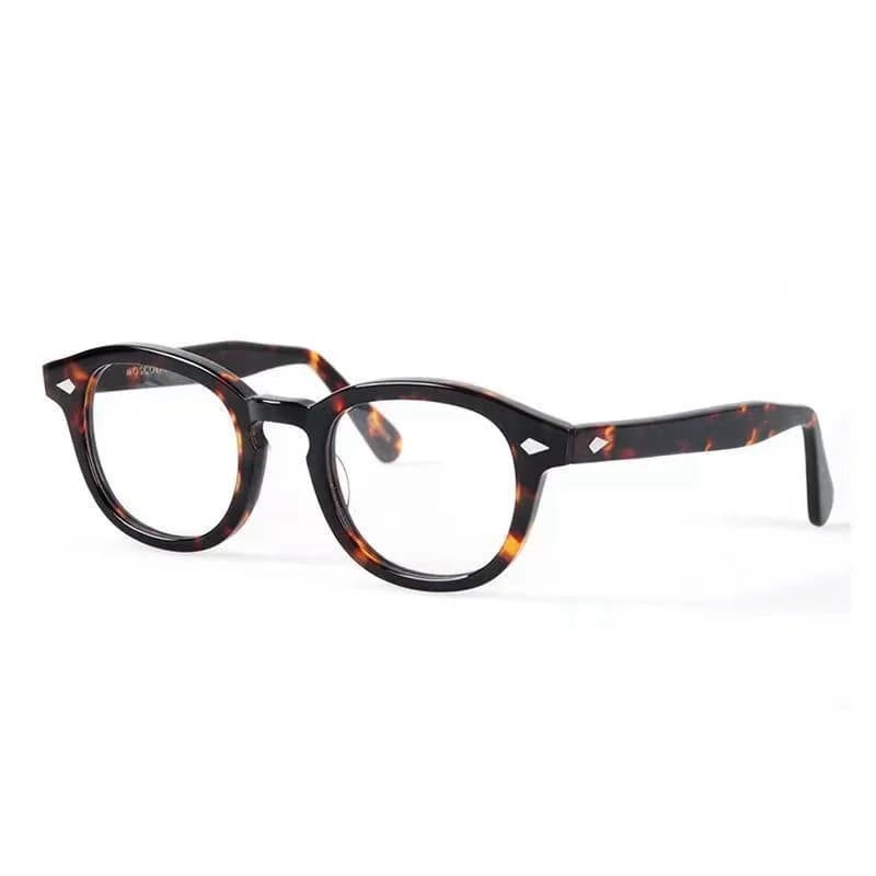 YIMARUILI Ultralichte Mode High-end Merk Acetaat Brillen Vrouwen Retro Ronde Optische Recept Brillen Frame Mannen Y1915