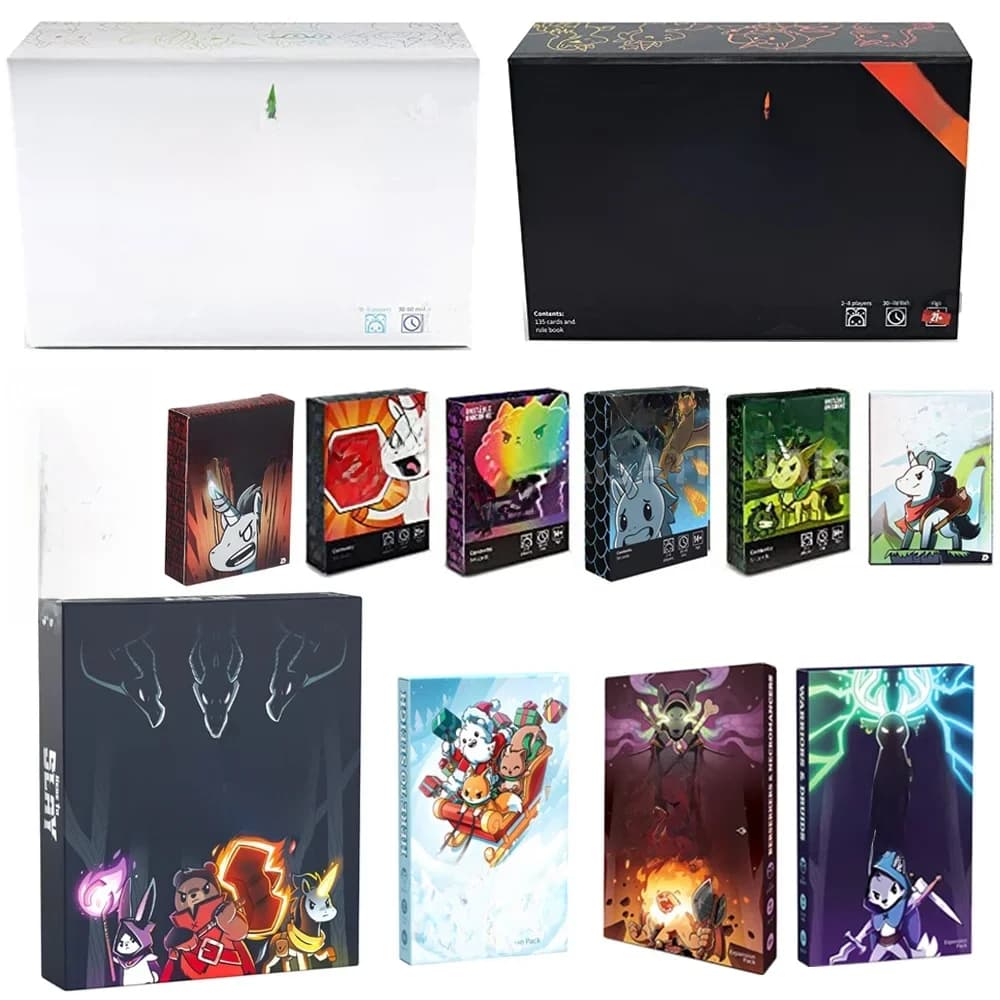 Eenhoorns Kaartspel Kerst Speciale Nachtmerries Uitbreiding Exploderen Originele Imploderende Blaffende Streaking Zombie Bordspel Kitten