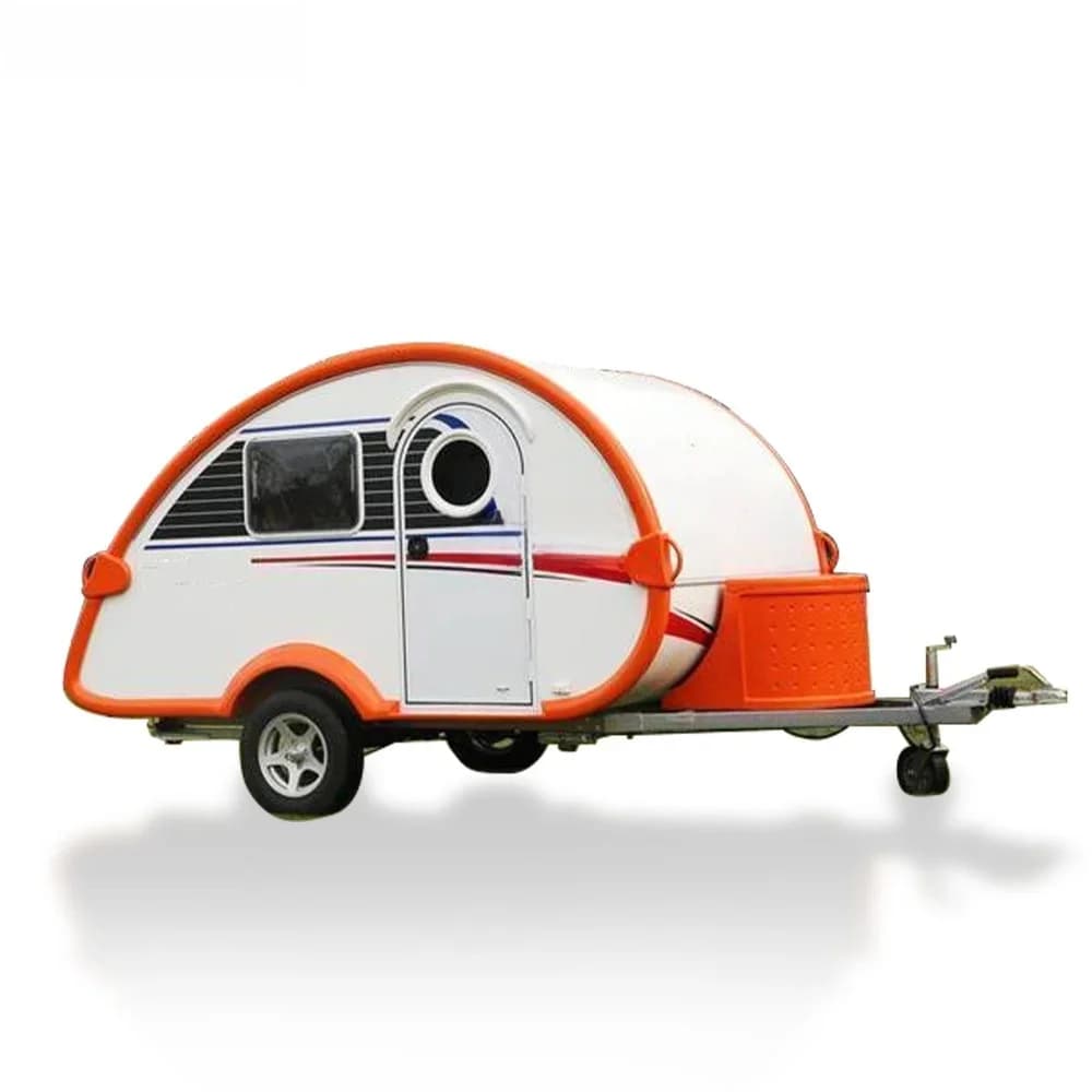 Tear Drop RV Camper Trailer Off Road Travel Trailer Slepen Caravan Campingplatz Tariler Camping Car