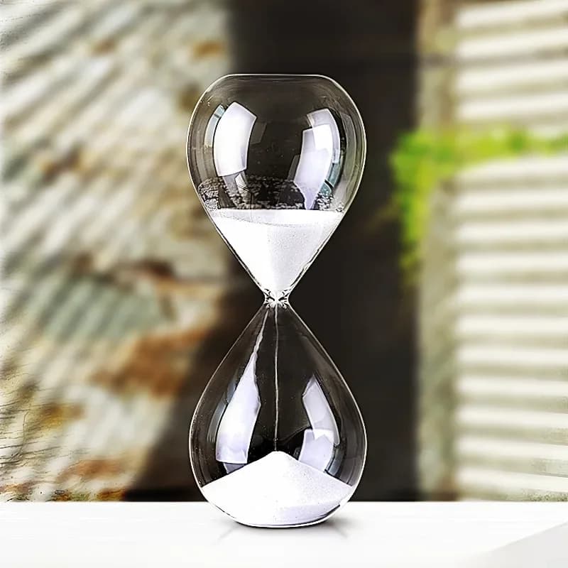 5/10/30/60 Minuten Tijd Zandloper Timer Woondecoratie Glazen Zandloper Ornamenten Huishoudelijke Artikelen Zand timer Gele Zandloper