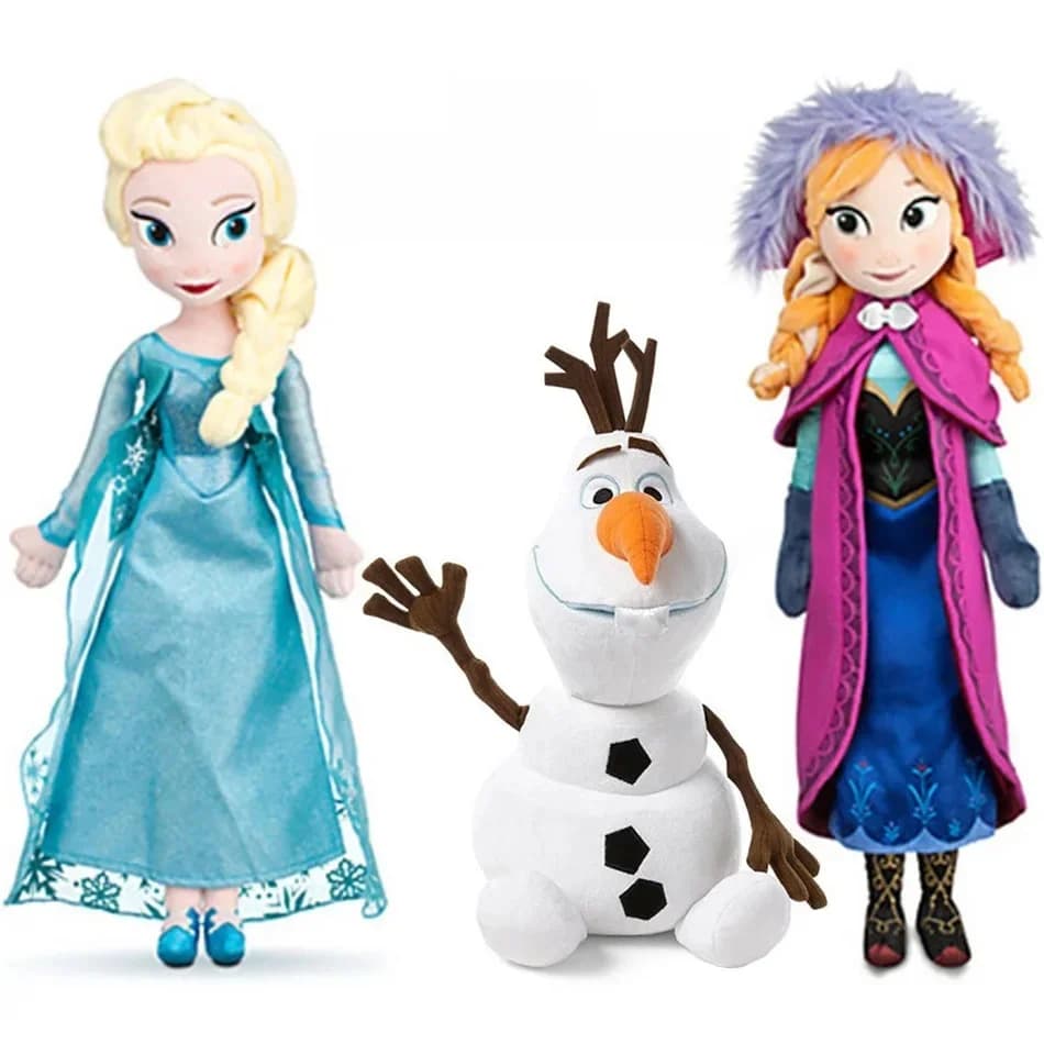 40-50 CM Frozen Anna Elsa Poppen Sneeuwkoningin Prinses Anna Elsa Pop Speelgoed Gevulde Frozen Pluche Kinderen Speelgoed verjaardag Kerstcadeau