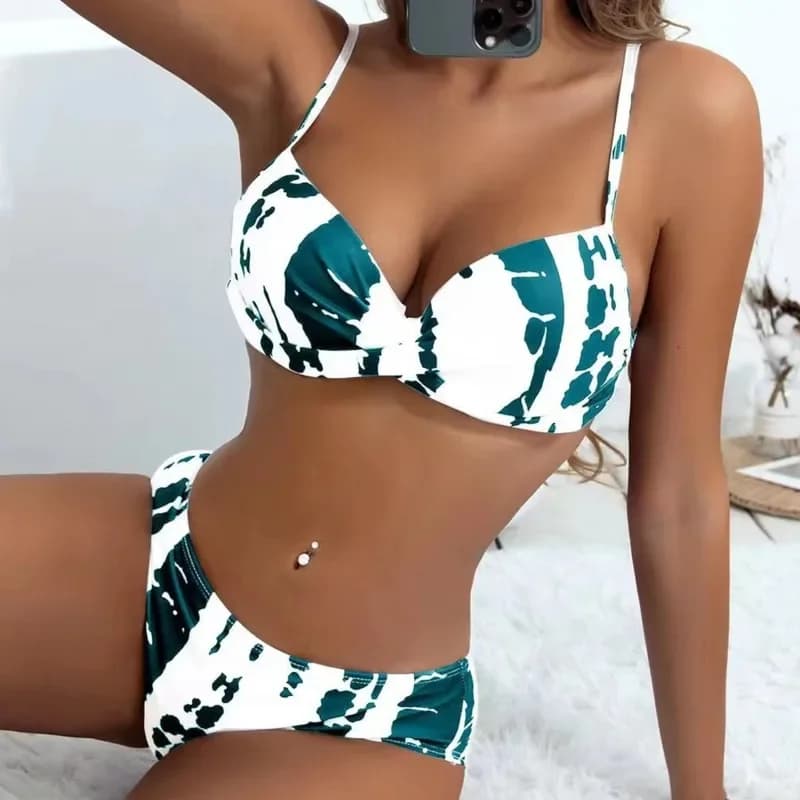 Sexy Print Push Up Bikini's 2026 Dames Badmode Vrouwelijke Badpak Zwemmen Badpakken Braziliaanse Bikini Set Beachwear Bader