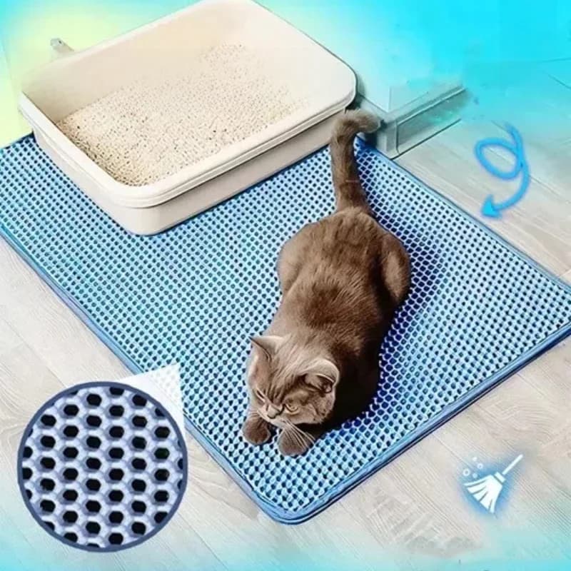 Huisdier Kattenbakvulling Mat Waterdicht Dubbellaags Kattenbakvulling Huisdier Kattenbak Mat Schoon Pad Producten Voor Katten Accessoires