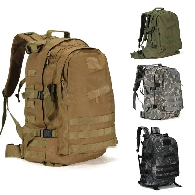 50L 3D Buiten Tactische Rugzak Molle Assault Bag Waterdicht Jacht Klimmen Wandelen Vissen Trekking Reizen Mochila Rugzak