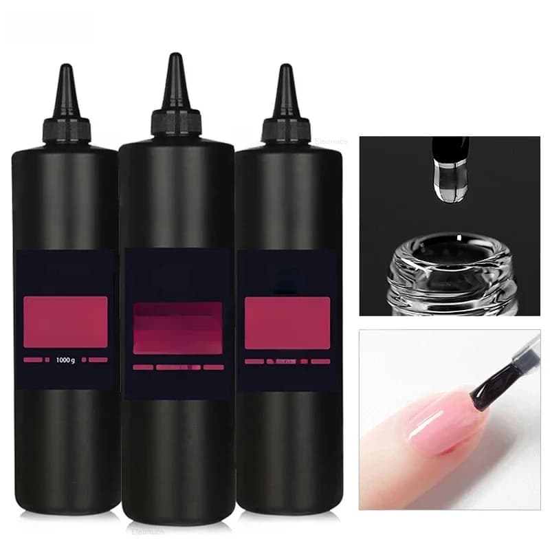 Eleanuos Groothandel 1kg Geen Veeg Top Coat Super Kwaliteit Losweken UV LED Rubberen Basis Refill Matte Top Professionele nagelsalon Gebruik