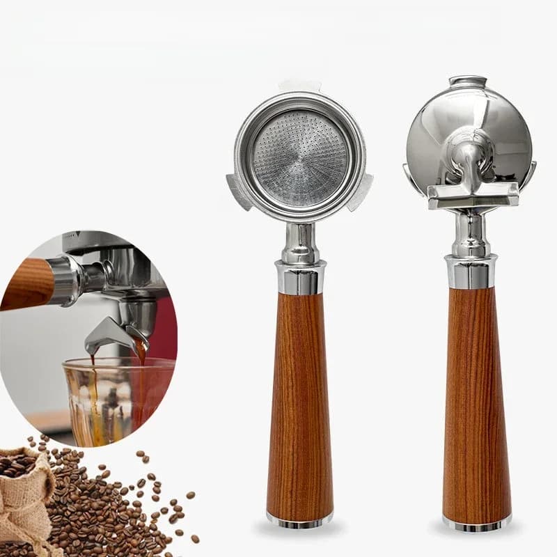51mm 3 Oren Koffie Filterhouder voor Delonghi Dedica Ec680/685 Koffiezetapparaat Rvs Dubbele Uitloop Koffie handvat Gebruiksvoorwerp