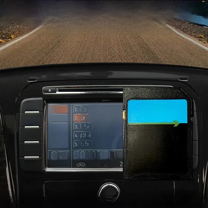 VOOR Ford MCA 2022, navigatie SD-kaart Focus Kuka S-Max Mondeo GPS SD-kaart Europa Nieuwste kaarten