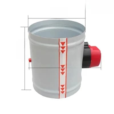 220V Gegalvaniseerd Elektrische Air Valve Gemotoriseerde Terugslagklep Voor 3/4/5/6/8Inch pijp 80/100/125/150/200/250Mm