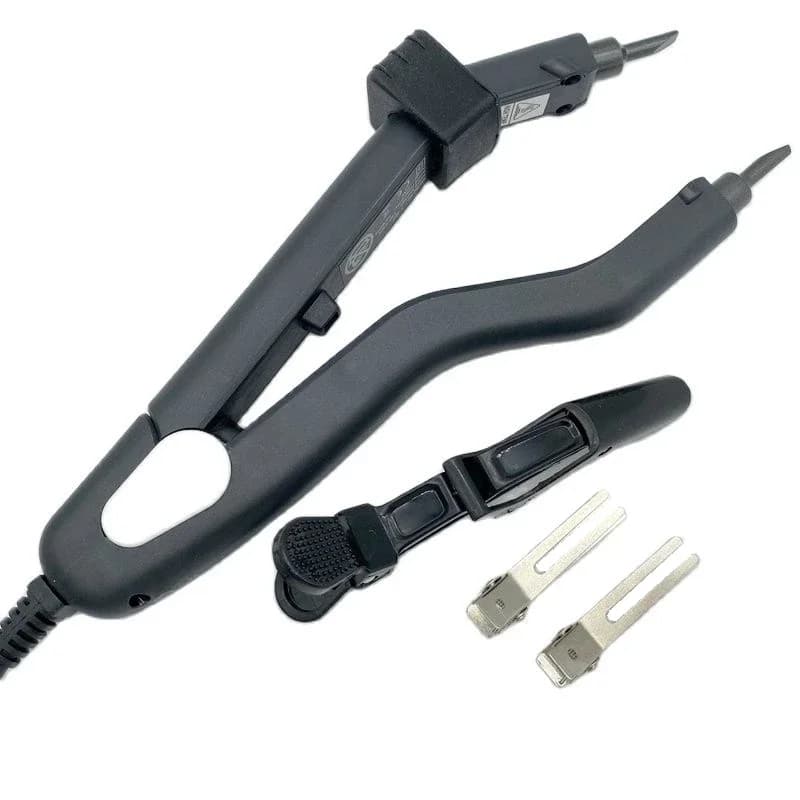 Heat Hair Connector Haarverlengingsijzer Hoge temperatuur regelbare hittestrijkijzer met cadeau - Perfect voor uw haar!"