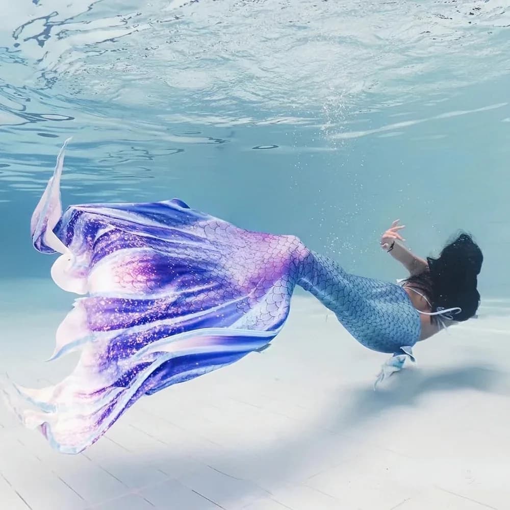 NIEUWE aankomst zeemeerminstaart! Volwassen vrouwen aquariumduikshow strandkostuum voor fotoshoot meisjes sexy zeemeerminjurk op maat