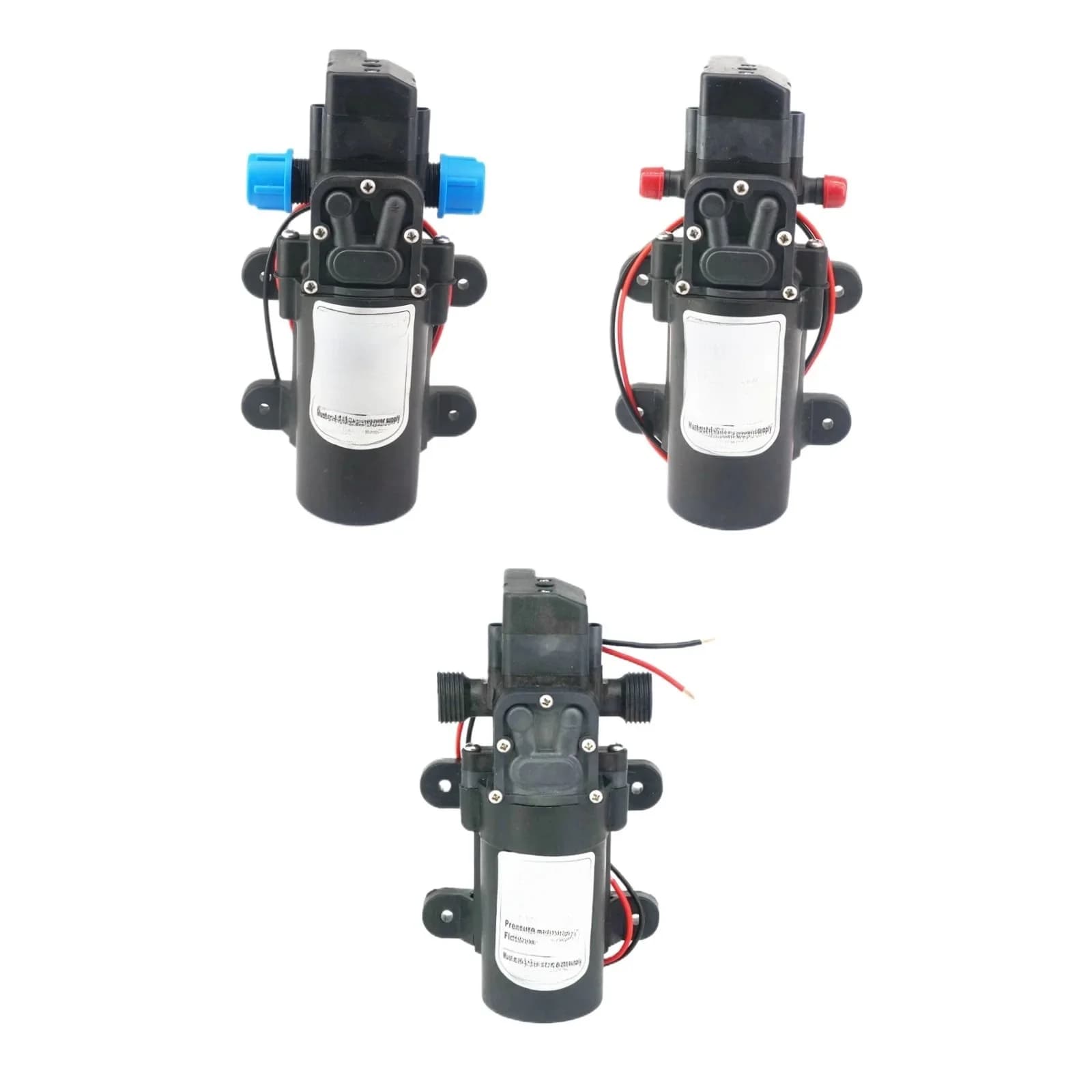 12 V/24VDC 15 W/30 W/60 W/80 W Membraanwaterpomp zelfaanzuigende Booster Pomp Automatische Schakelaar Flow 2-5.5L/min