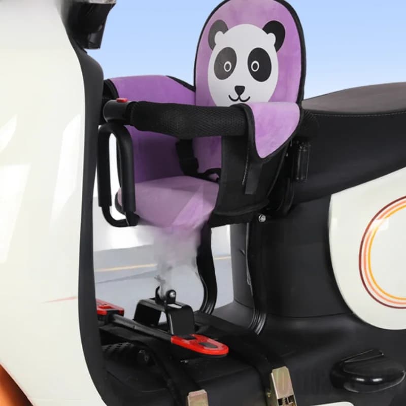 Kinderzitje voor elektrisch voertuig, elektrische scooter, babyveiligheidszitje/schokdemperkruk voor elektrische motorfietsen, motorstoel