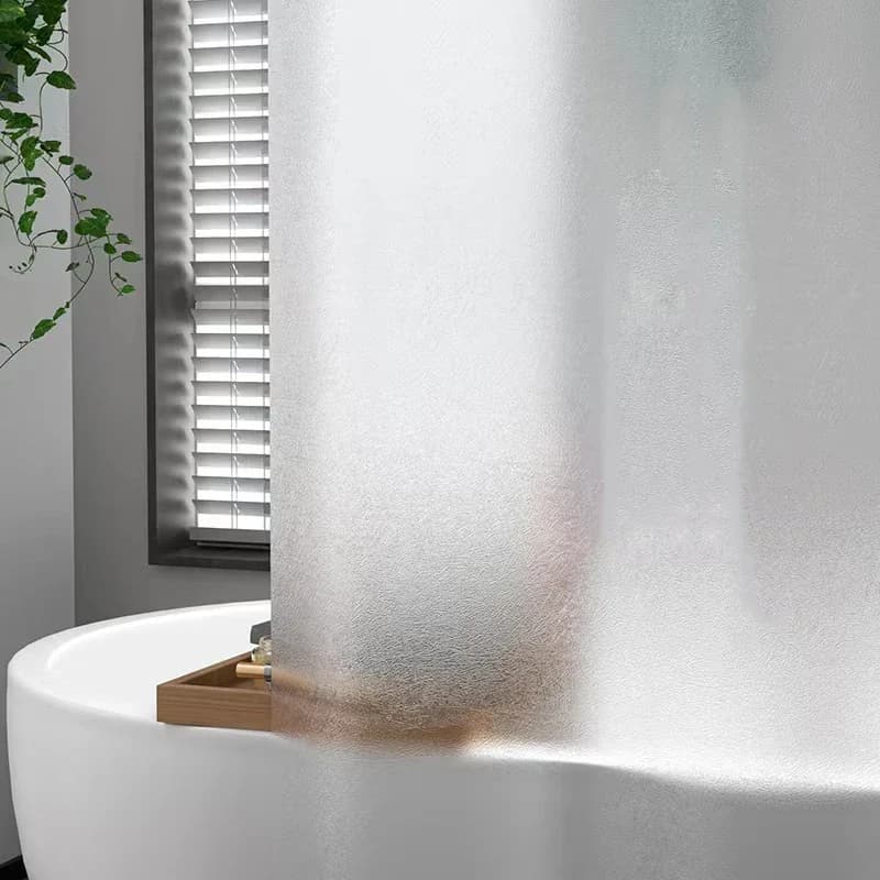 Transparante douchegordijnen waterdicht dik mat badgordijn voor hotel badkamer badkuip grote brede badhoes met haken