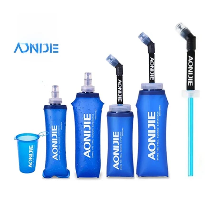 AONIJIE 170 ml 200 ml 250 ml 500mml 350 ml 600 ml Running Sport Fiets Zachte Waterfles Opvouwbare TPU Zachte Kolf Waterzak Cup